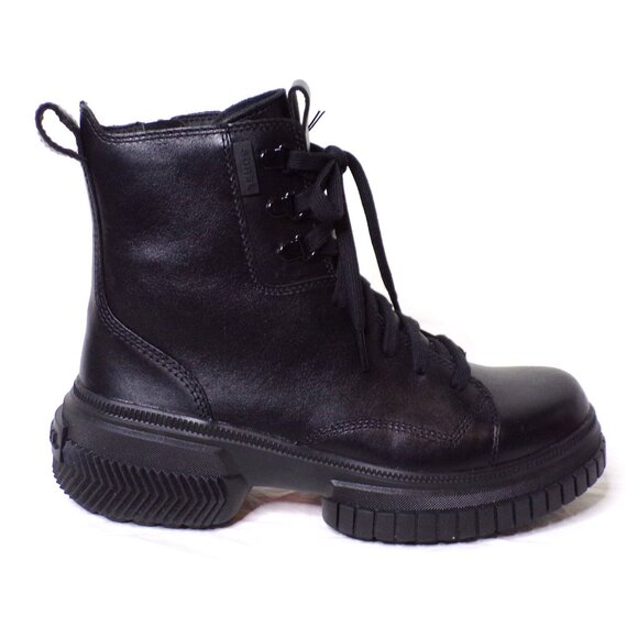 🆕SOREL Ona Ave Lace Up Waterproof Leather Boot Black 9 - Picture 12 of 13